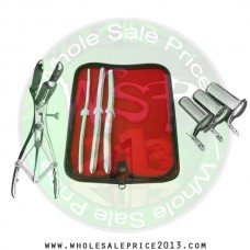 Hegar uterine dilator 3 pieces set, 7-8, 11-12, 13-14, mathieu collin 3pcs